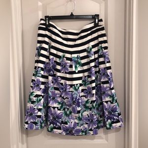 Talbots fit and flare skirt 10p